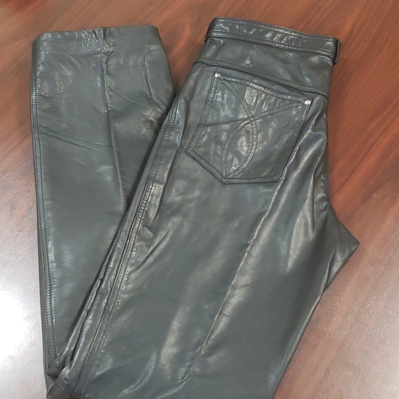 saks fifth avenue leather pants